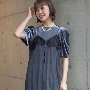 チュールフリルペプラムドレス 2点セット シアー トップス 結婚式 成人